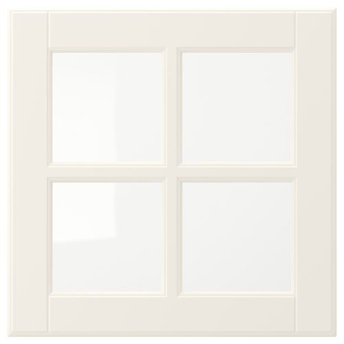 IKEA - BODBYN, glass door, off white, 40x40 cm