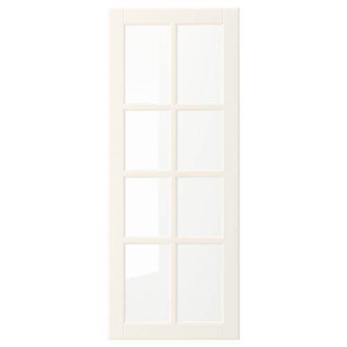 IKEA - BODBYN, glass door, off white, 40x100 cm