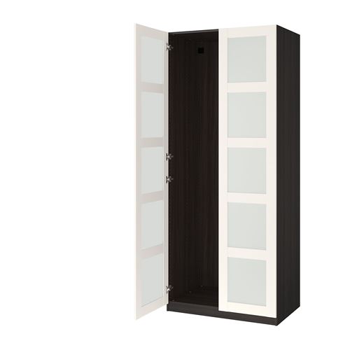 IKEA - PAX/BERGSBO, PAX gardırop, venge-cam, 100x38x236 cm