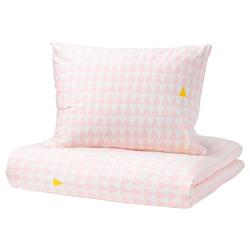 IKEA - STILLSAMT, kids' bedding set, light pink, 150x200/50x60 cm