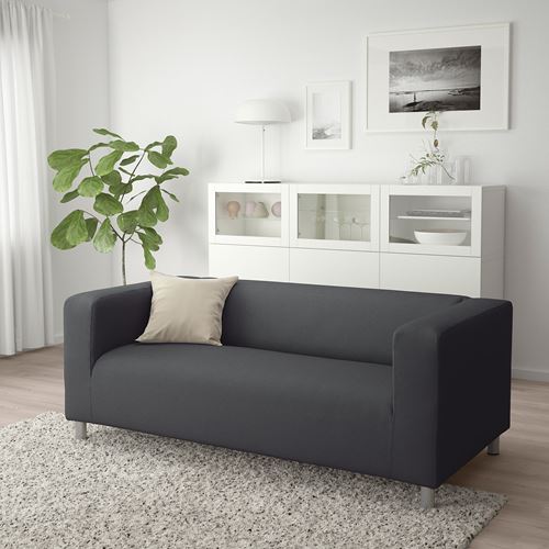 IKEA - KLIPPAN, 2-seat sofa, vissle grey