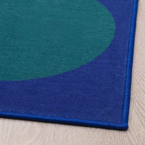 IKEA - LJÖRSLEV, runner rug, blue/green, 80x150 cm