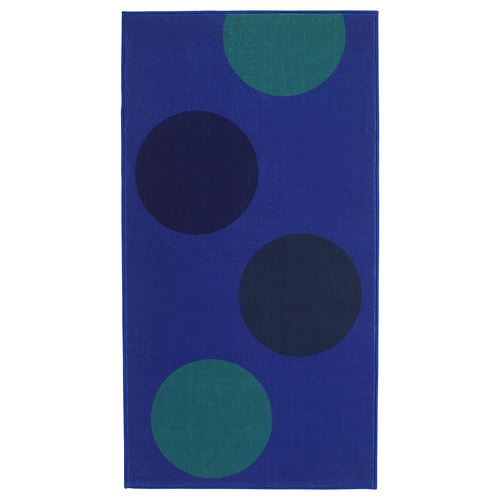 IKEA - LJÖRSLEV, runner rug, blue/green, 80x150 cm