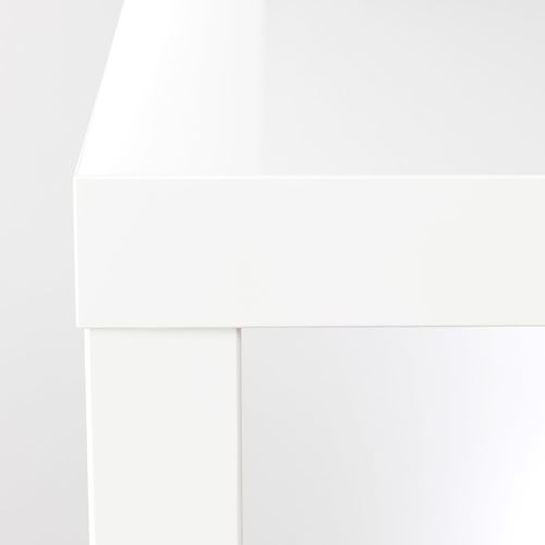 IKEA - LACK, yan sehpa, parlak beyaz, 55x55 cm