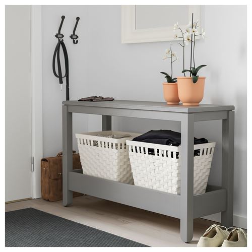 IKEA - HAVSTA, console table, grey, 100x35x63 cm