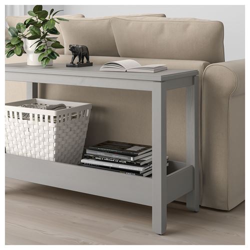 IKEA - HAVSTA, console table, grey, 100x35x63 cm