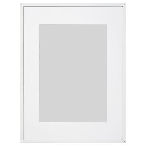 IKEA - LOMVIKEN, white frame, white, 30x40 cm