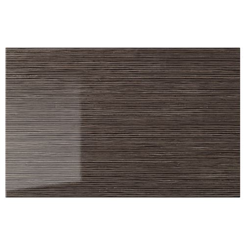IKEA - SELSVIKEN, kapak/çekmece ön paneli, parlak desen kahverengi, 60x38 cm