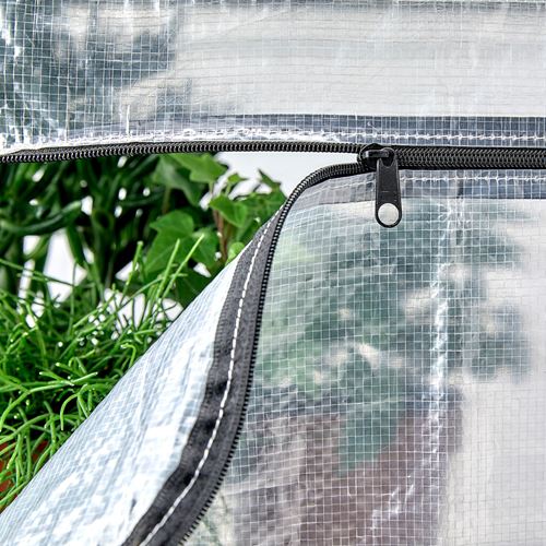 IKEA - HYLLIS, outdoor shelving unit cover, transparent, 60x27x140 cm