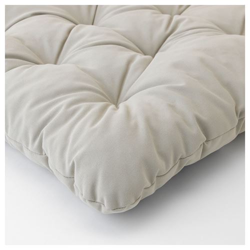 KUDDARNA, chair pad, grey, 44x44 cm