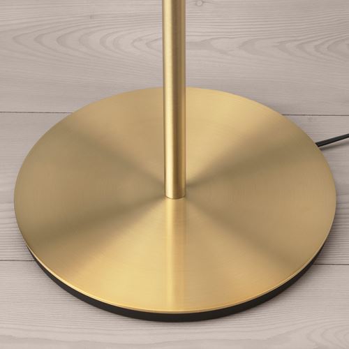 IKEA - SKAFTET, floor lamp base, brass colour