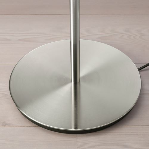 IKEA - SKAFTET, floor lamp base, nickel-plated