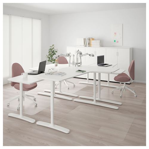 IKEA - BEKANT, conference table, white, 320x220 cm