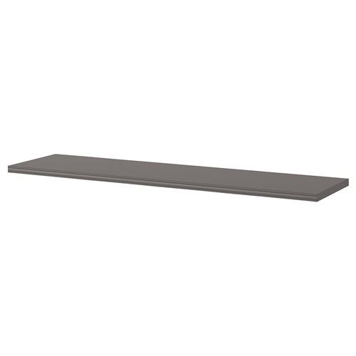 IKEA - BERGSHULT, wall shelf piece, dark grey, 120x30 cm