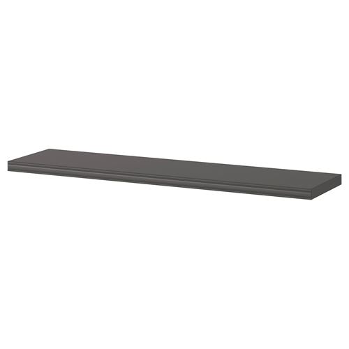 IKEA - BERGSHULT, wall shelf piece, dark grey, 80x20 cm