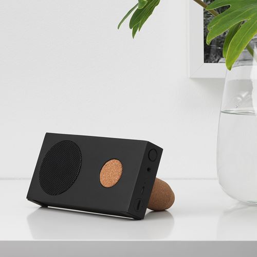 IKEA - ENEBY, taşınabilir bluetooth hoparlör, siyah, 15x7.5 cm
