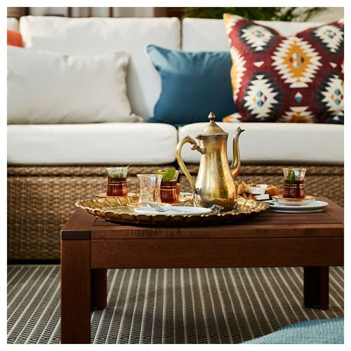 IKEA - APPLARÖ, pedestal table, brown, 63x63 cm