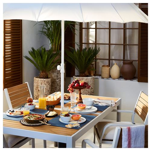 IKEA - SJALLAND, dining table, light brown, 156x90 cm