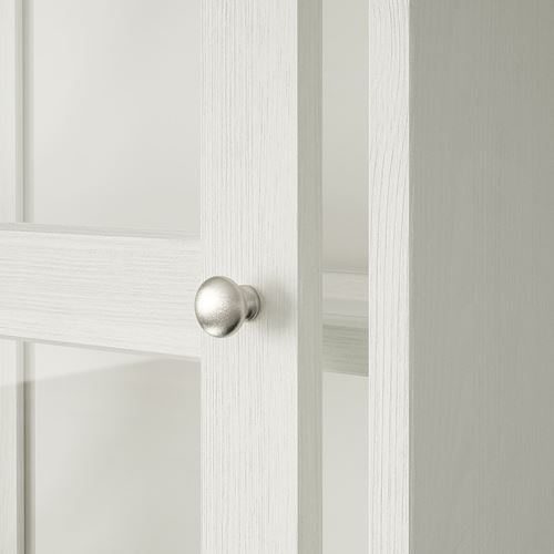 IKEA - HAVSTA, glass-door cabinet, white, 121x123x35 cm