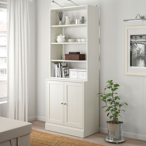 IKEA - HAVSTA, cabinet, white, 81x47x212 cm