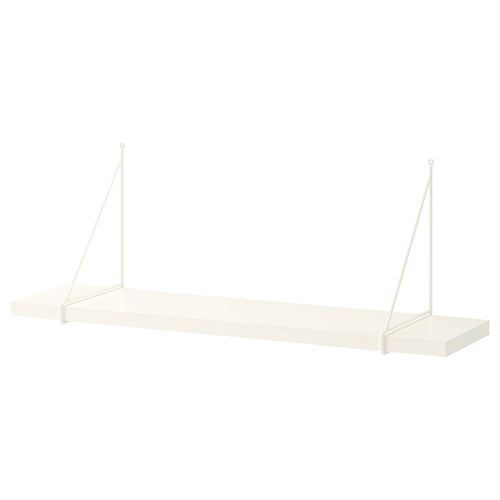 IKEA - BERGSHULT/PERSHULT, wall shelf, white, 80x20 cm