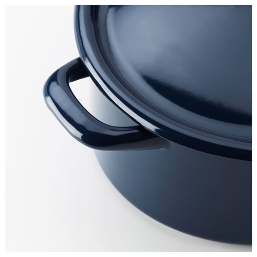 IKEA - VARDAGEN, emaye tencere, emaye çelik, 5 lt