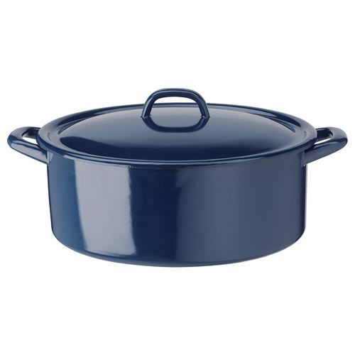 IKEA - VARDAGEN, emaye tencere, emaye çelik, 5 lt