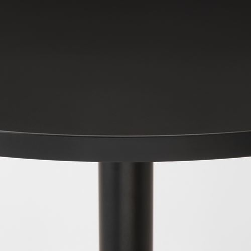 IKEA - STENSELE, yuvarlak mutfak masası, antrasit, 2 kişilik