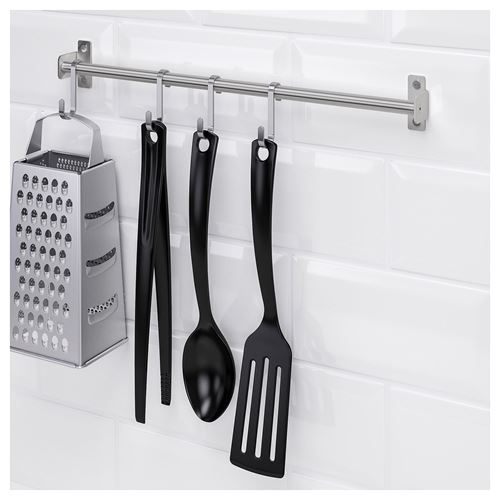 IKEA - KUNGSFORS, wall rail, stainless steel, 40 cm