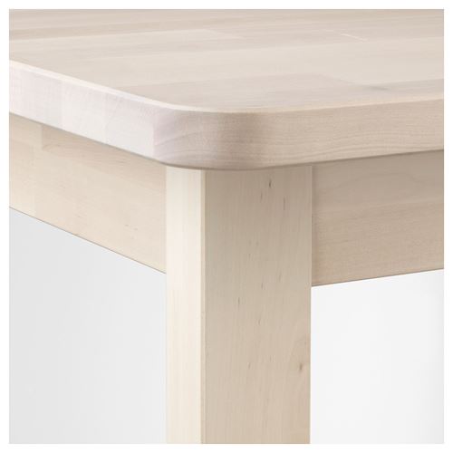 IKEA - NORRAKER, bar masası, huş, 2 kişilik