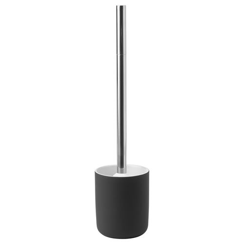 IKEA - EKOLN, toilet brush, dark grey, 38 cm