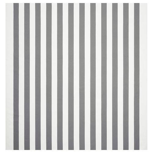 IKEA - SOFIA, fabric, broad-striped/white/grey, 150 cm