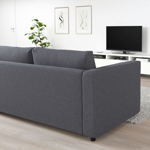 IKEA - VIMLE, 3-seat sofa, Gunnared medium grey