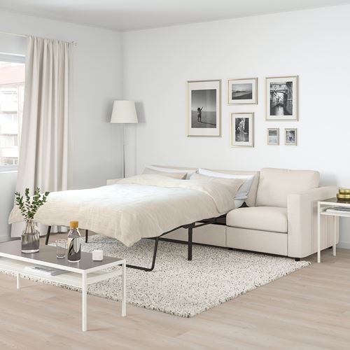 IKEA - VIMLE, 3-seat sofa-bed, Gunnared beige