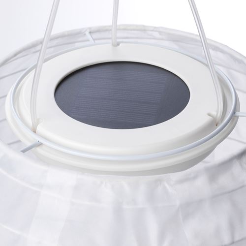 IKEA - SOLVINDEN, LED solar-powered lighting, white, 22 cm