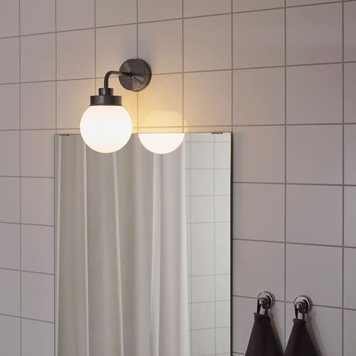 IKEA - FRIHULT, wall lamp, black