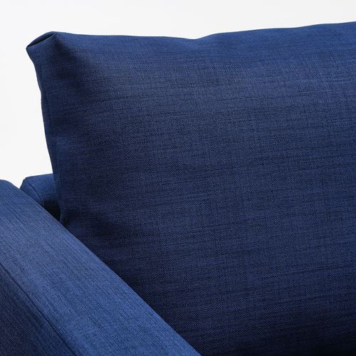 IKEA - FRIHETEN, corner sofa-bed with storage, skiftebo dark blue