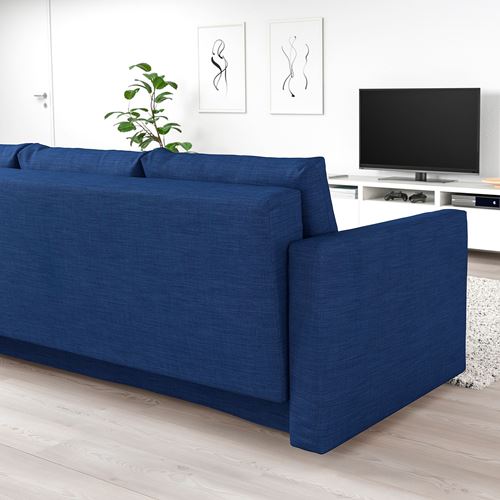 IKEA - FRIHETEN, 3-seat sofa-bed, skiftebo dark blue