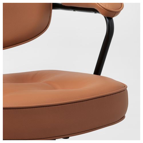 IKEA - ALEFJALL, office chair, grann gold-brown