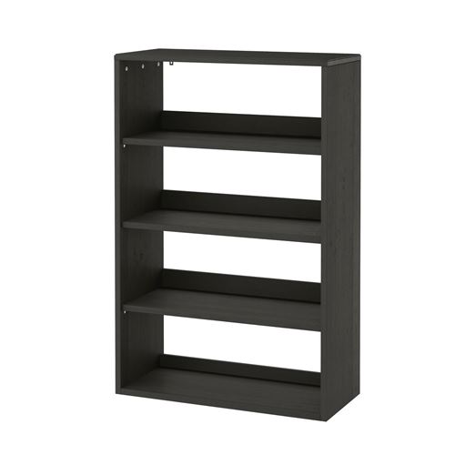 IKEA - HAVSTA, shelving unit, darkbrown, 81x123x35 cm