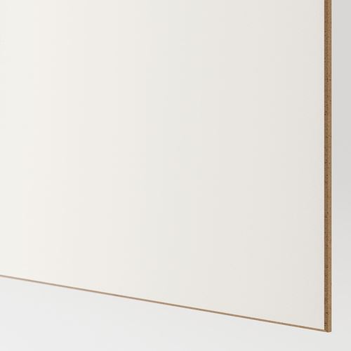 IKEA - MEHAMN, panels for sliding door frame, white stained oak effect/white, 75x236 cm