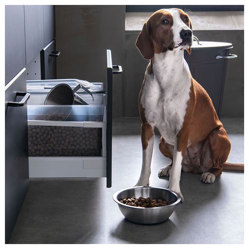 IKEA - LURVIG, kedi/köpek mama kabı, paslanmaz çelik, 1.6 lt