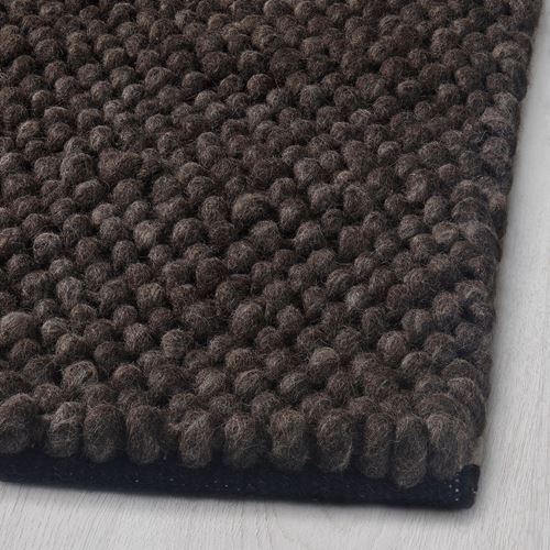 IKEA - HJORTHEDE, el dokuması halı, gri, 170x240 cm