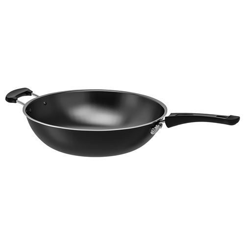 IKEA - TOLERANT, wok tava, siyah, 33 cm