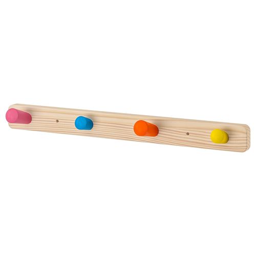 IKEA - FLISAT, rack with hooks, multicolour, 47 cm