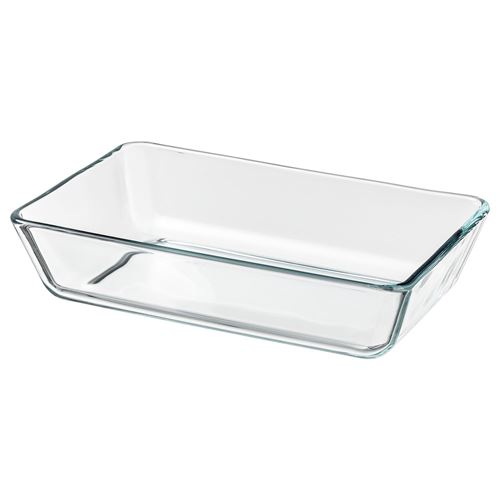 IKEA - MIXTUR, oven/serving dish, glass, 27x18 cm