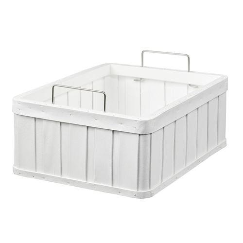 IKEA - BRANKIS, sepet, beyaz, 36x27x13 cm