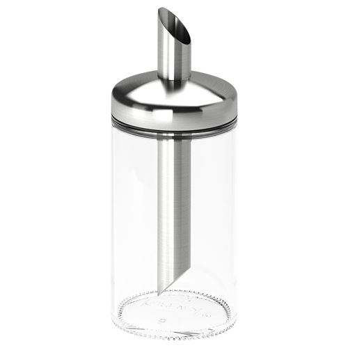 IKEA - DOLD, portion sugar shaker, glass, 20 cl