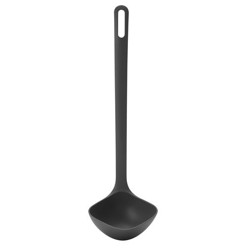 IKEA - FULLANDAD, soup ladle, grey, 31 cm