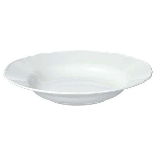 IKEA - UPPLAGA, deep plate, white, 26 cm